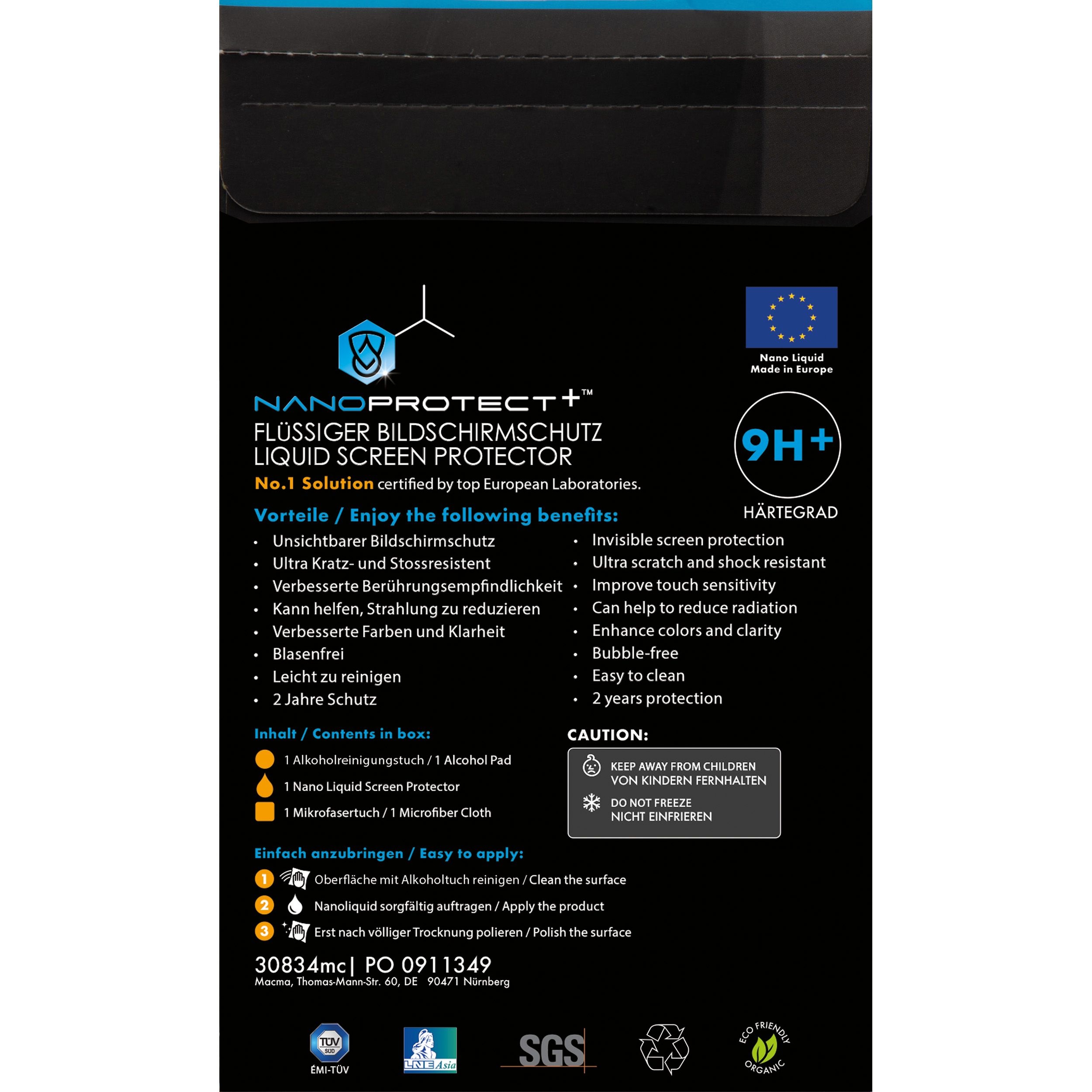 MA30834-MCDisplayschutz HANNA_ mehrfarbig