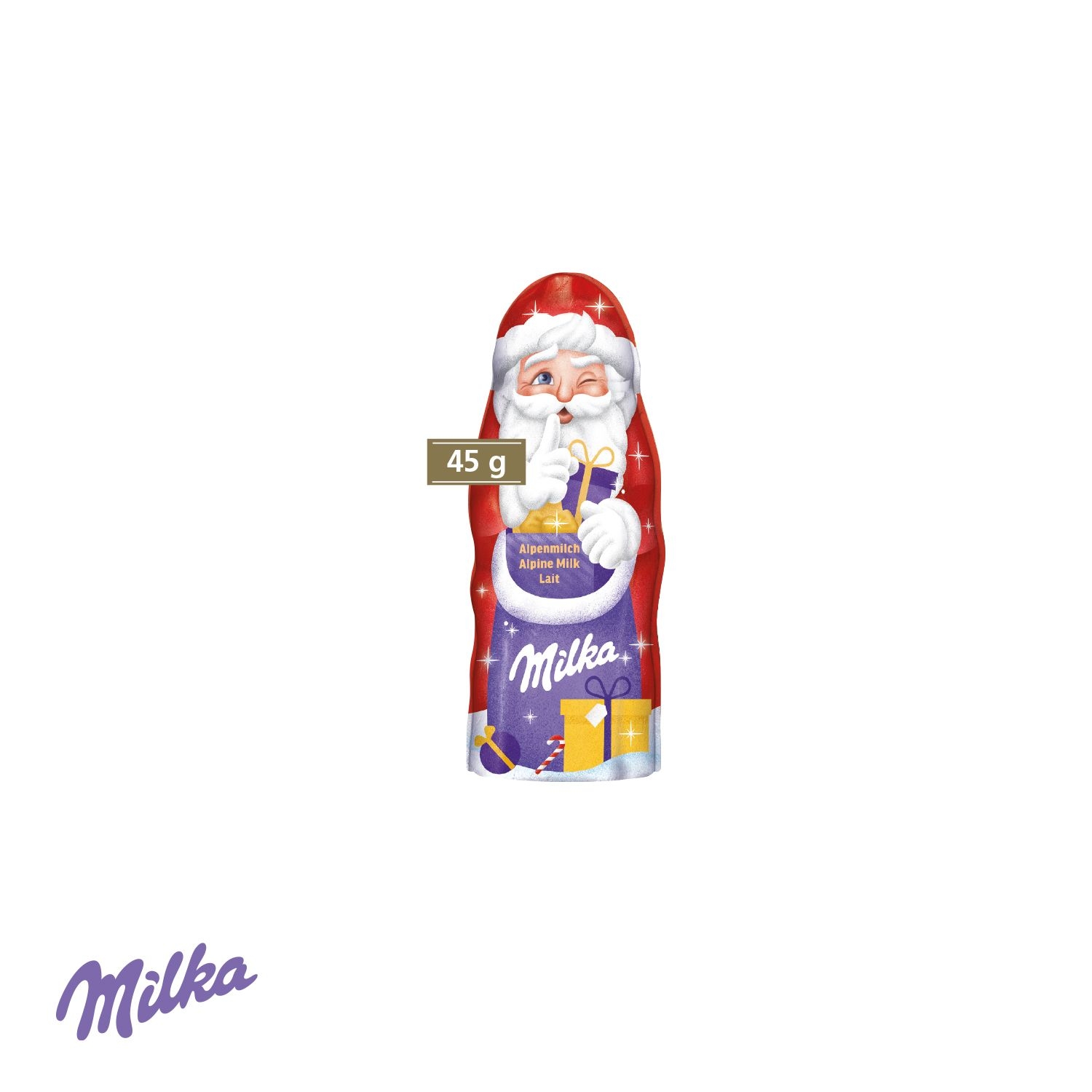 CD95492-01Milka Weihnachtsmann_ 45 g_ Milka Weihnachtsmann