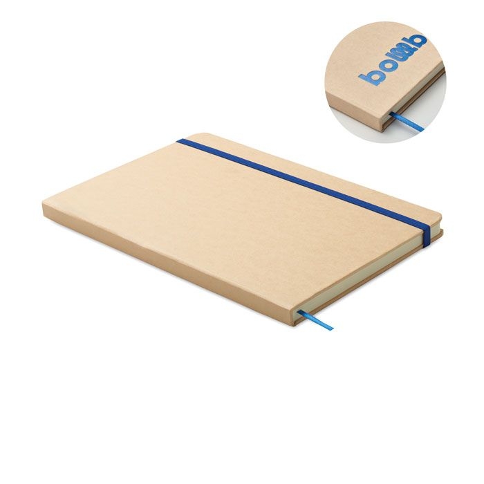 MO2580-04Route DIN A5 Notizbuch fuer Gravur_ blau