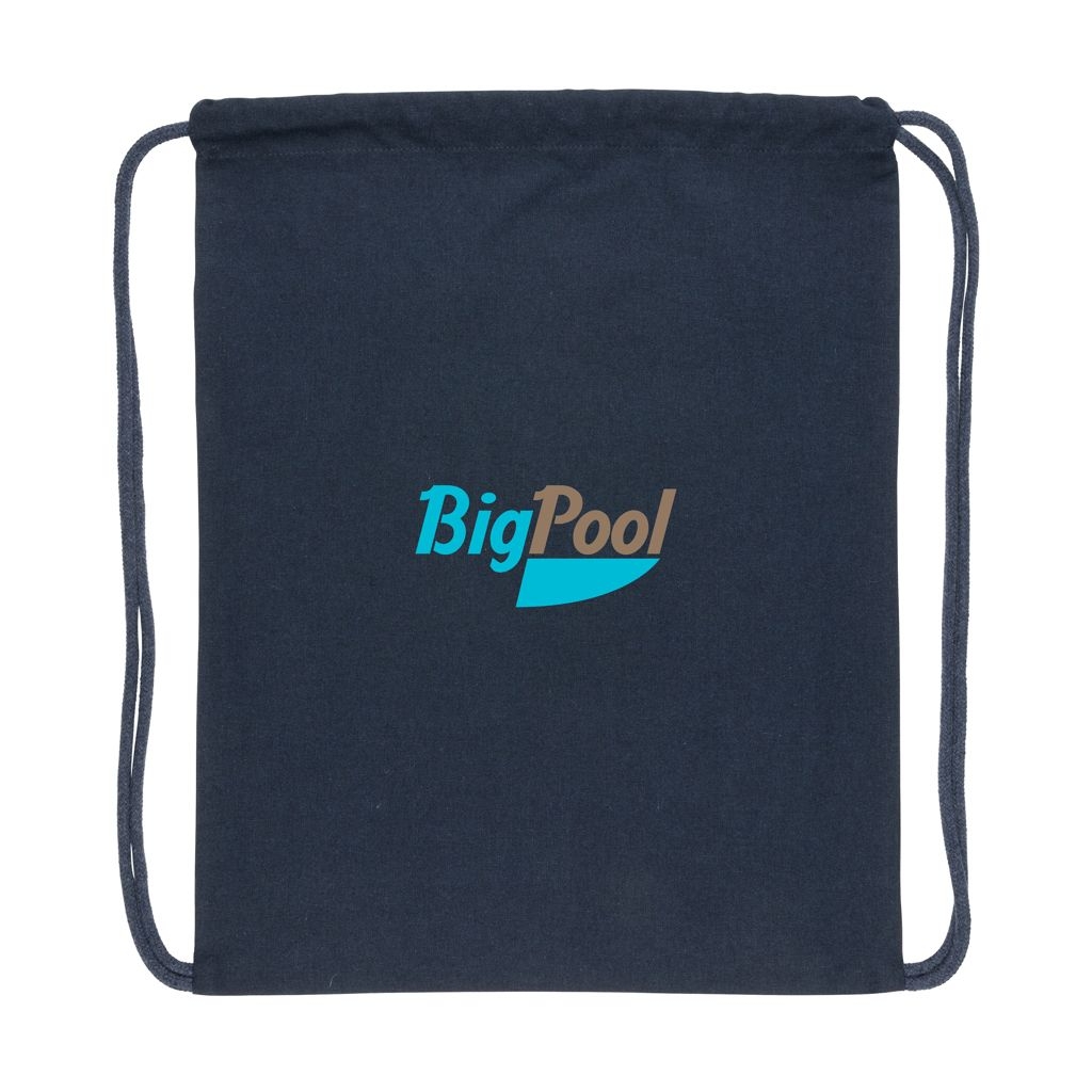 XDP762.63-9Impact AWARE™ recycelter Baumwoll-Sportbeutel 145gr_ navy blau