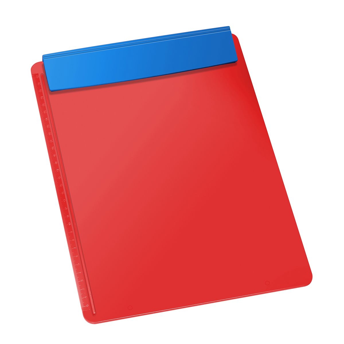 HE7189-1-3Klemmbrett DIN A4 _Beta_ rot_ blau