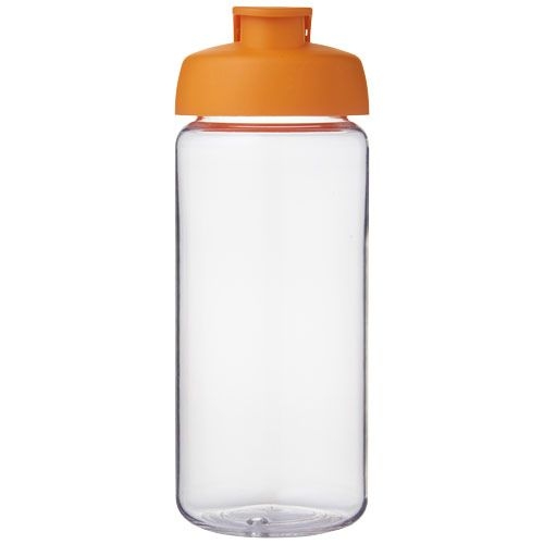 PF210445-11H2O Active® Octave Tritan™ 600-ml-Sportflasche mit Klappdeckel_ transparent klar_orange