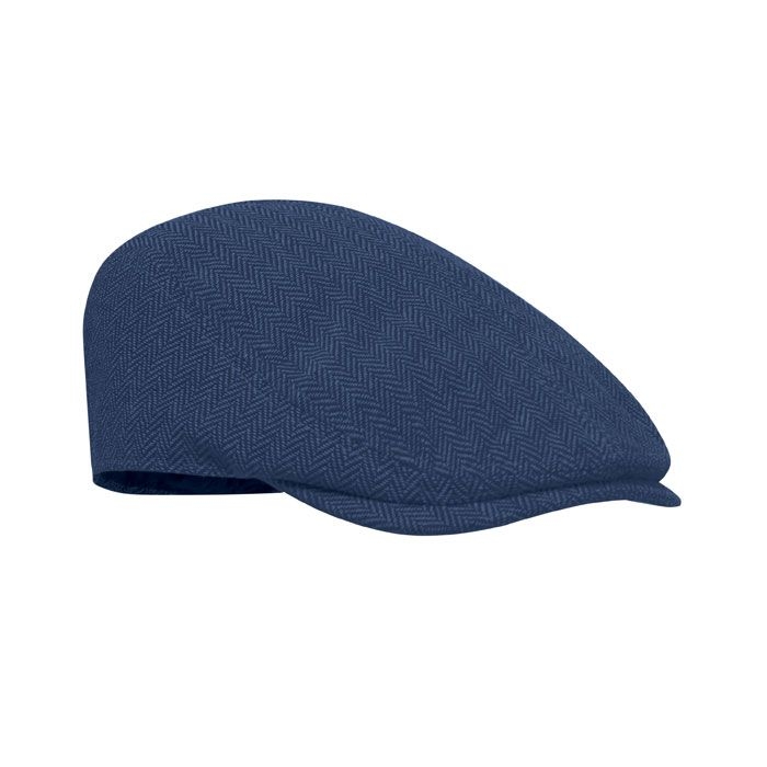 MO2966-04Blind Peak Newsboy-Kappe 335 g_m²_ blau