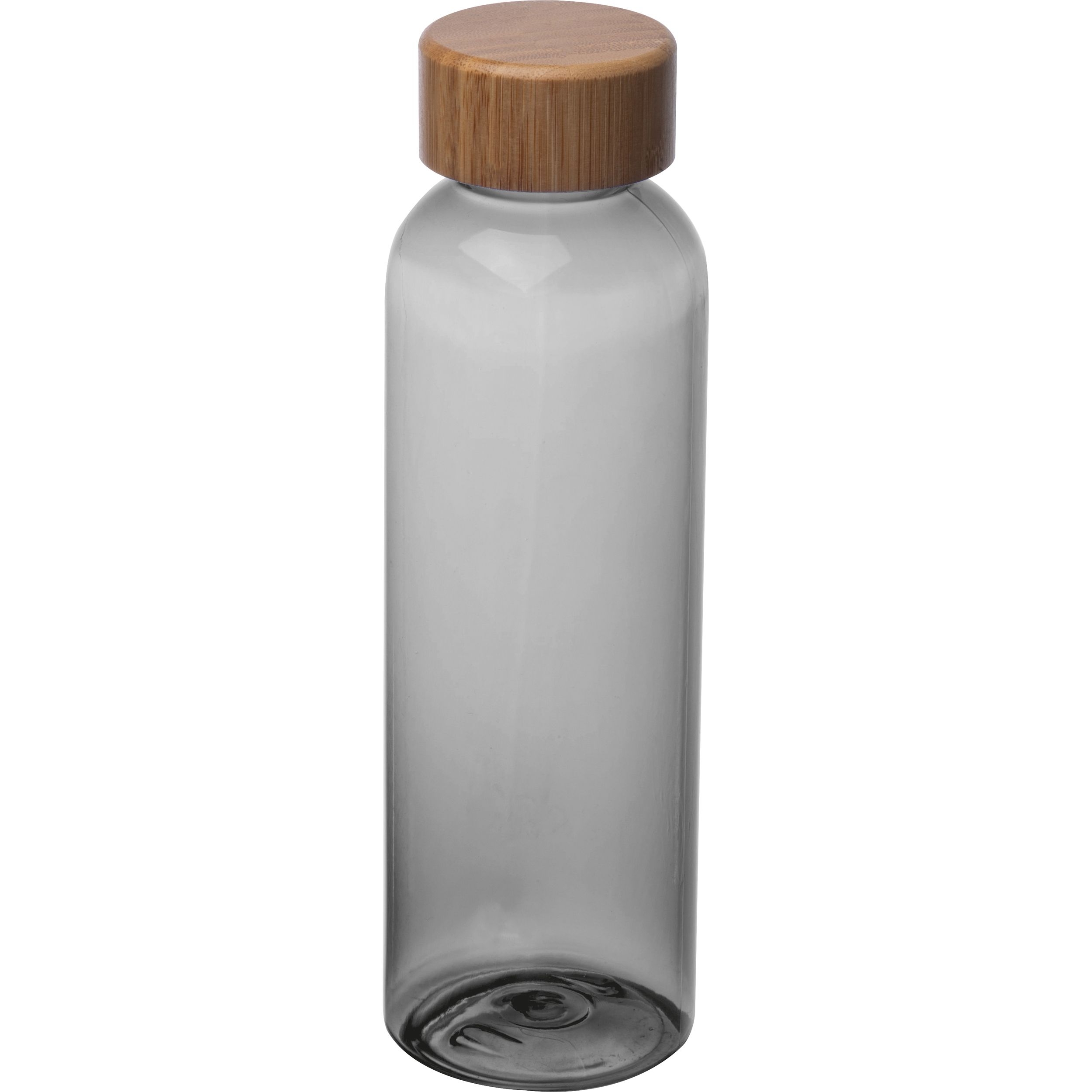 MA84822-77Trinkflasche aus PET mit Bambusdeckel_ 500ml  SAMBOR_ anthrazit