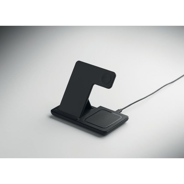 MO3172-03Dock3 Faltbares 3in1 Ladegeraet 15W_ schwarz