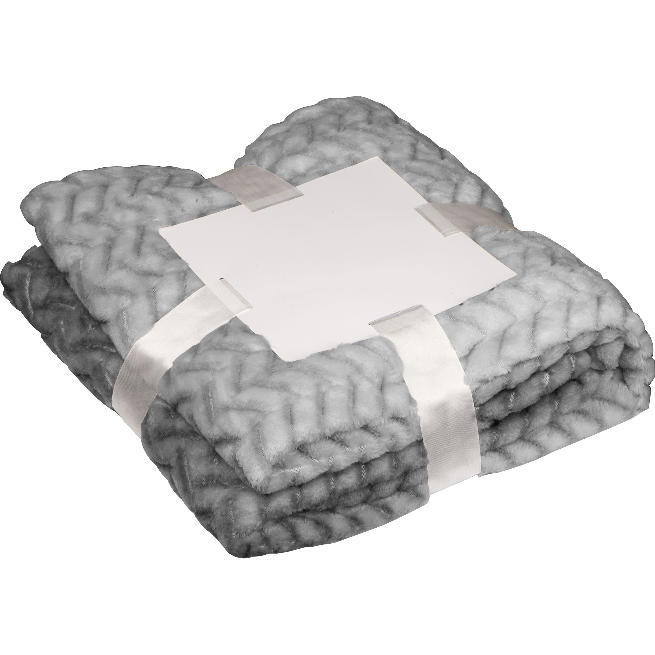 MA64361-07Grosse Kuscheldecke aus Flanellfleece DAMIANO_ silbergrau