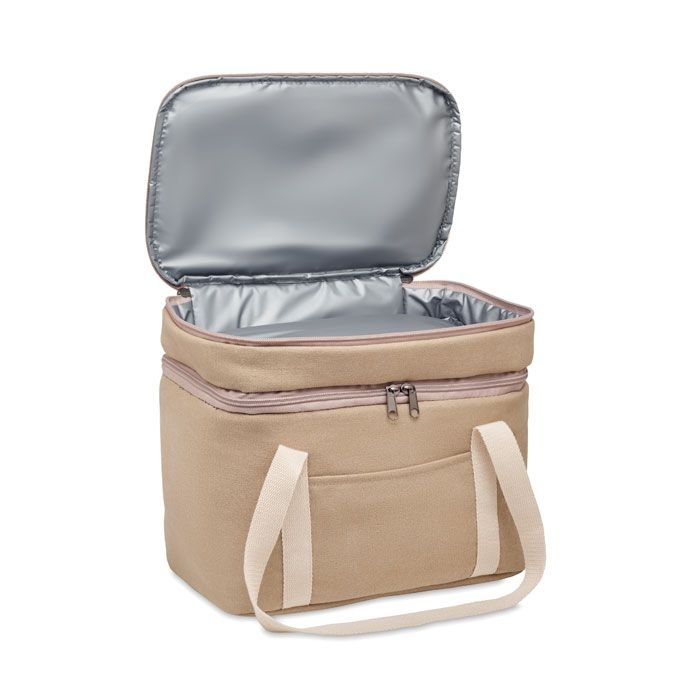 MO6868-13Kecil Top Kuehltasche Canvas_ beige