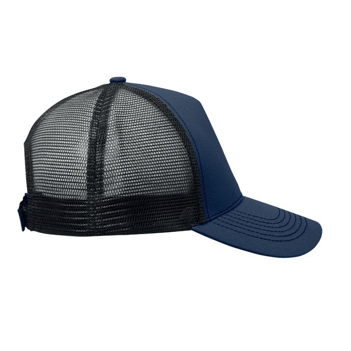 MO2986-85Blist Trucker Kappe 5 Panels_ marineblau