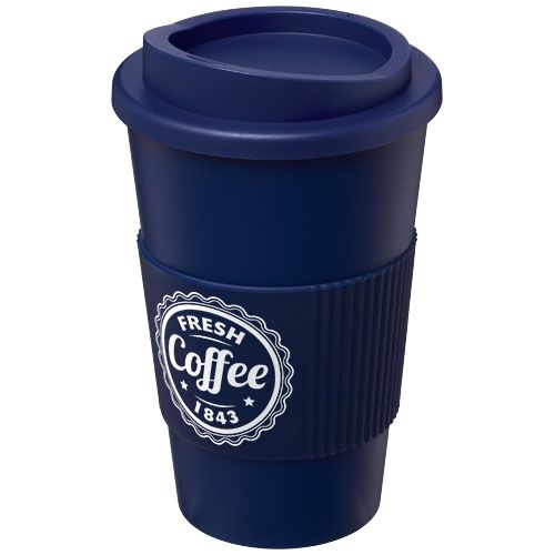 PF210002-32Americano® 350 ml Isolierbecher mit Schutzring_ blau