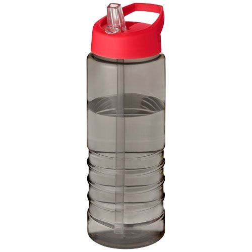 PF210482-3H2O Active® Eco Treble 750 ml Sportflasche mit Stuelpdeckel _ kohle_rot