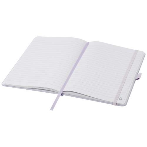 PF107763-7Honua A5 Notizbuch aus recyceltem Papier mit Cover aus recyceltem PET_ fliederfarben