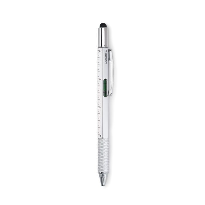 MO8679-16Toolpen Kugelschreiber Multifunktion_ mattsilber