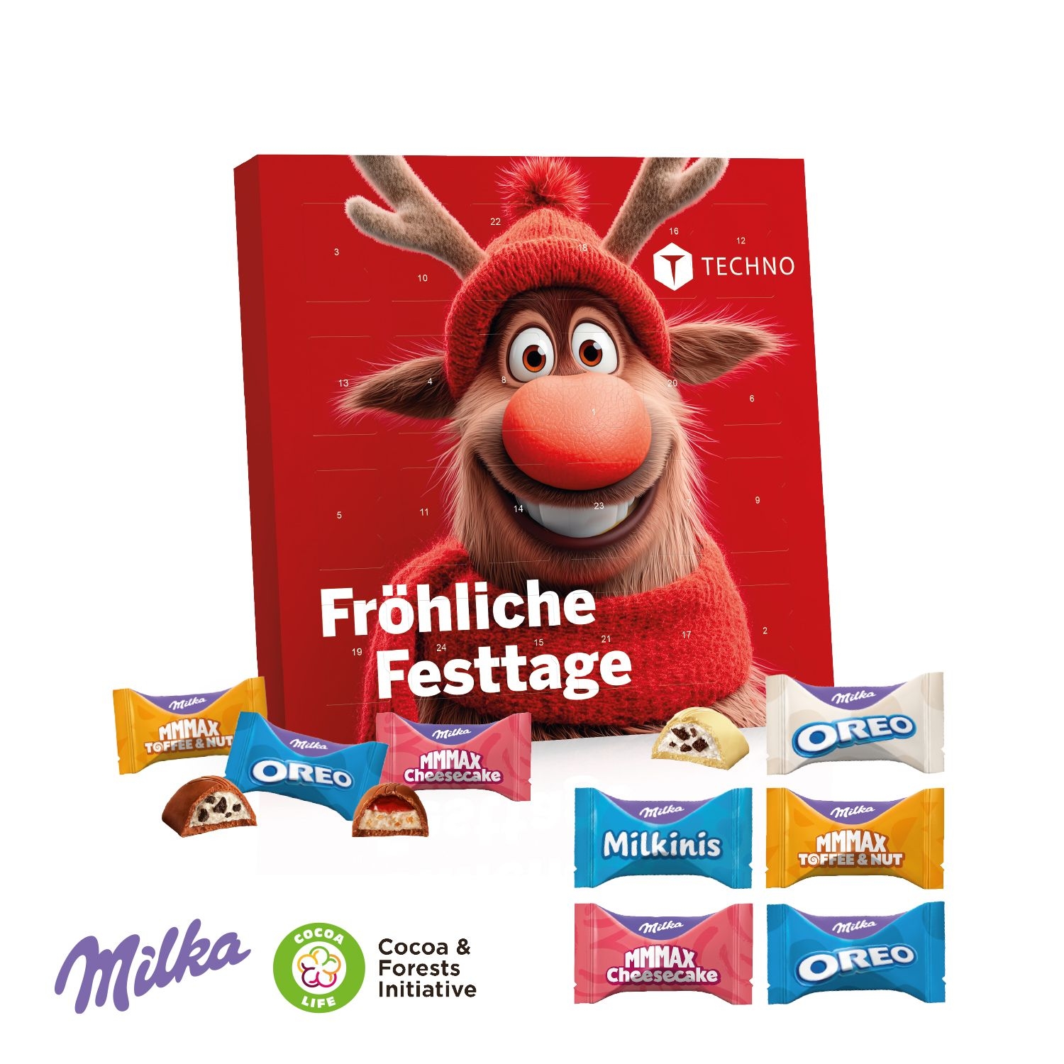 CD95160-02Tisch-Adventskalender Milka Favourites_ Individuelles Motiv