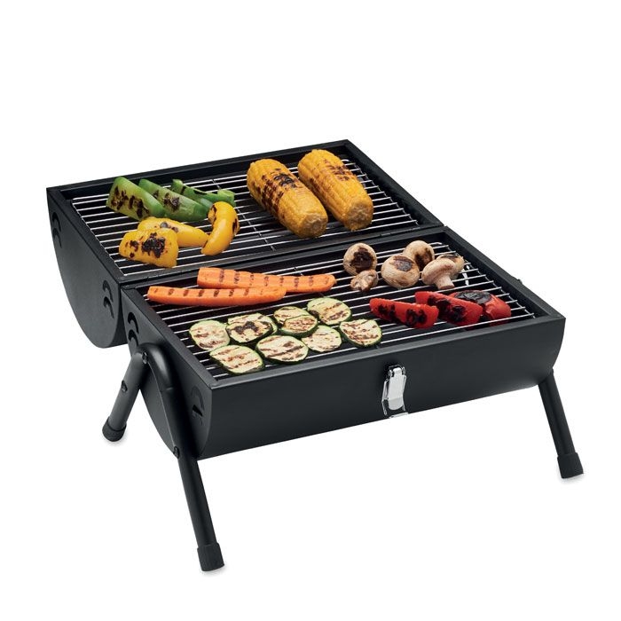 MO2160-03Chimey Tragbarer BBQ Grill_ schwarz