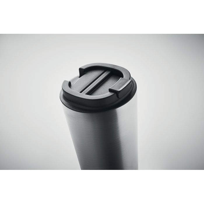 MO6579-16Brace _ Doppelwandiger Becher 510 ml_ mattsilber