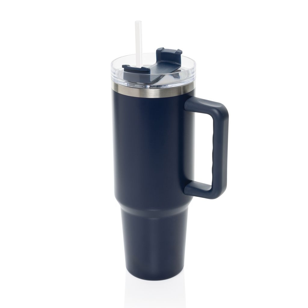 XDP437.33-25Peakflow Becher aus RCS recyceltem Stainless Steel 1200ml_ navy blau