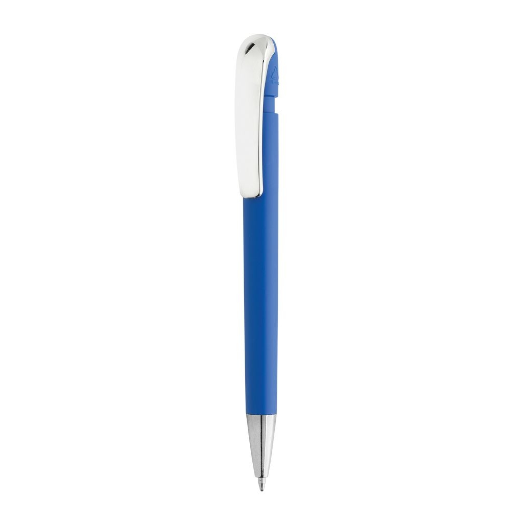 XDP611.39-05Glide GRS-zertifizierter rABS Stift mit Metallclip_ blau