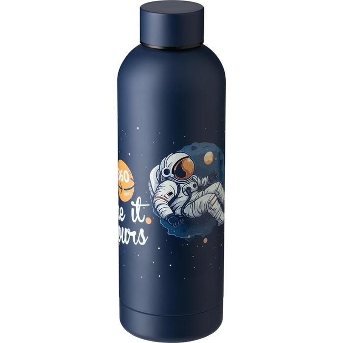 GI971864-10Flasche aus recyceltem Edelstahl _500 ml_ Isaiah_ burgundy