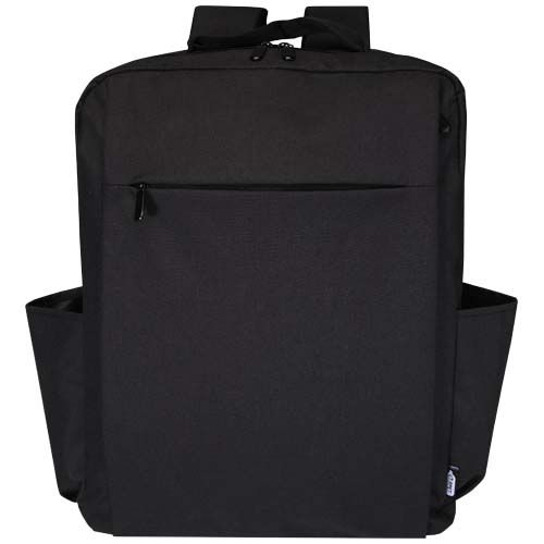 PF130084-2Libra 15_ Laptop-Rucksack aus recyceltem GRS-Material 15 L_ heather charcoal