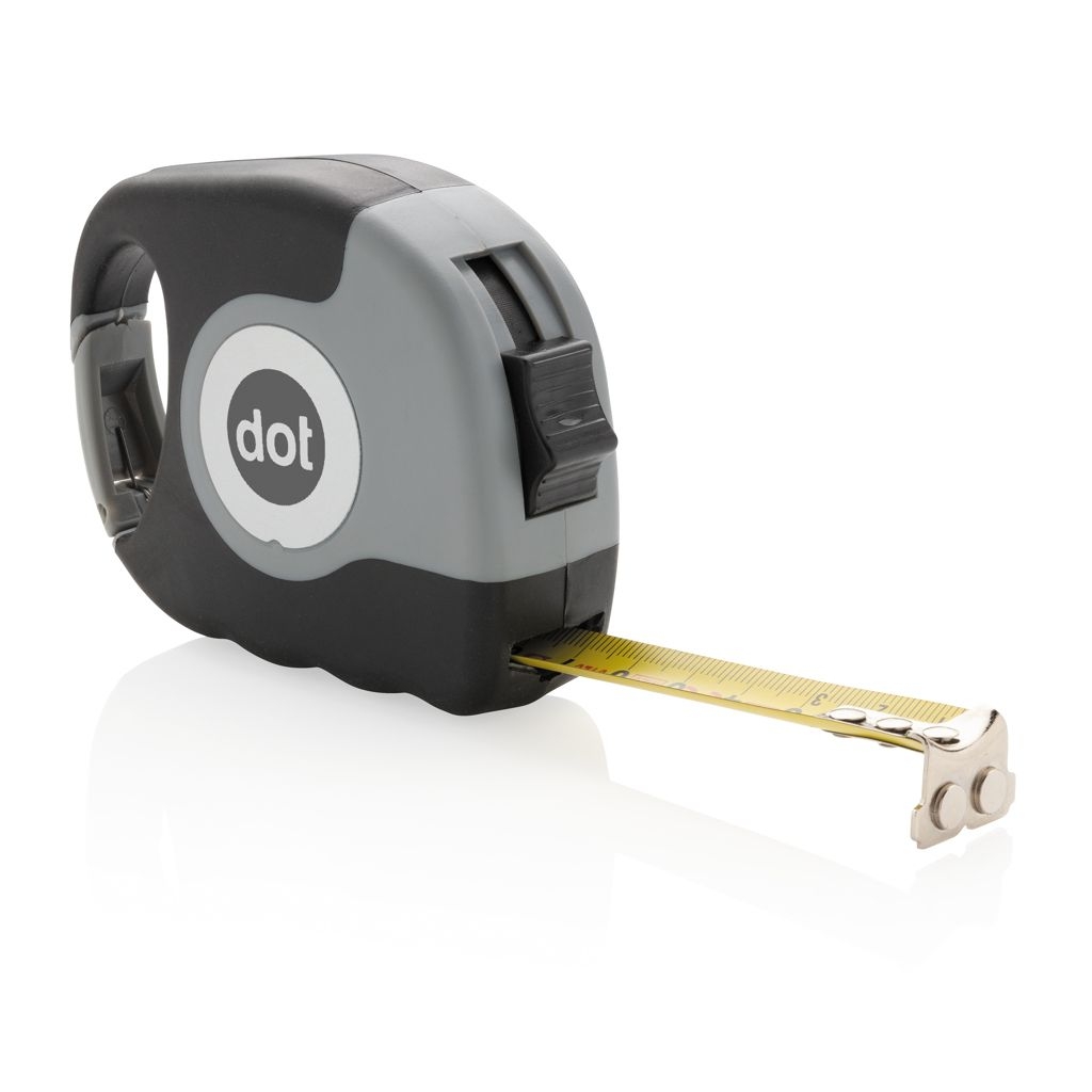 XDP113.65-25m_19mm Massband mit Karabinerhaken_ grau