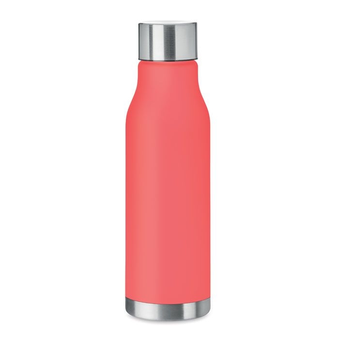 MO6237-25Glacier Rpet Trinkflasche RPET 600ml_ transparent rot
