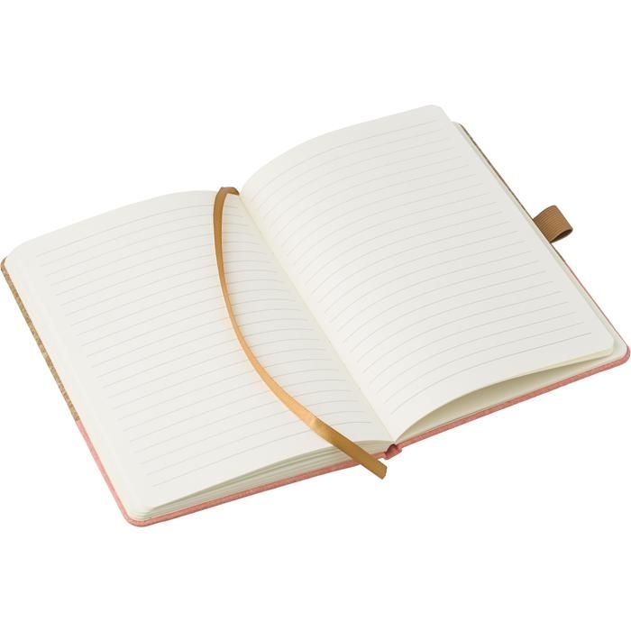 GI967381-08Notizbuch Trevor aus Kork und Baumwolle_ rot