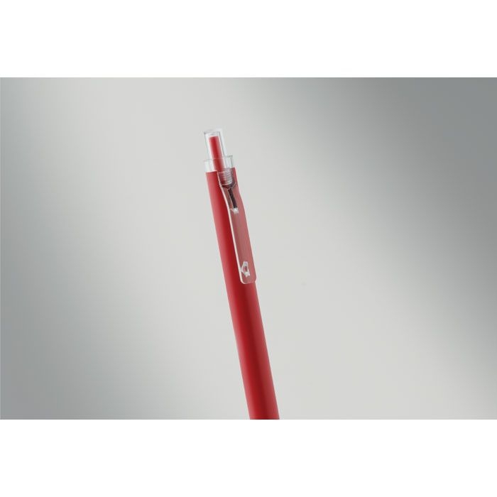 MO3185-05Nosta Druckkugelschreiber recy. Alu_ rot