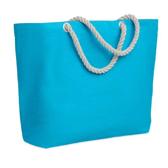MO9813-12Menorca Strandtasche mit Kordelgriff_ tuerkis