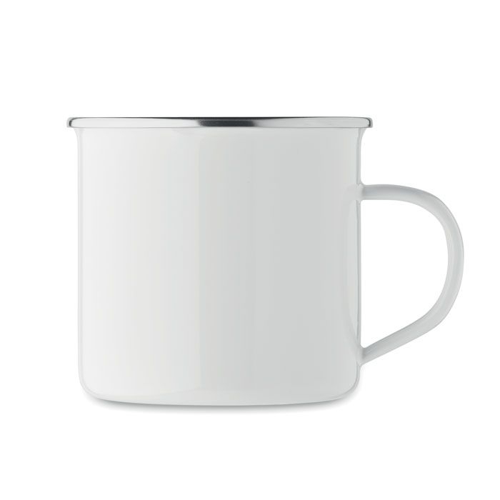 MO2203-06Plateado L Emaille-Becher Subli 500 ml_ weiss