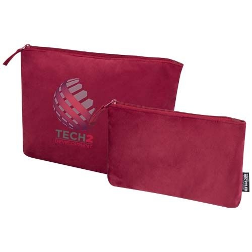 PF120769-1Swift GRS-recyceltes Kulturbeutelset aus Samt_ bordeaux