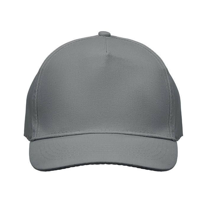 MO2345-07Sunny Baseball cap 5 panels 180gr_ grau