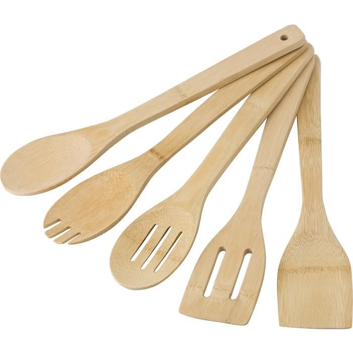 GI9189-11Besteck-Set aus Bambus Benny_ brown