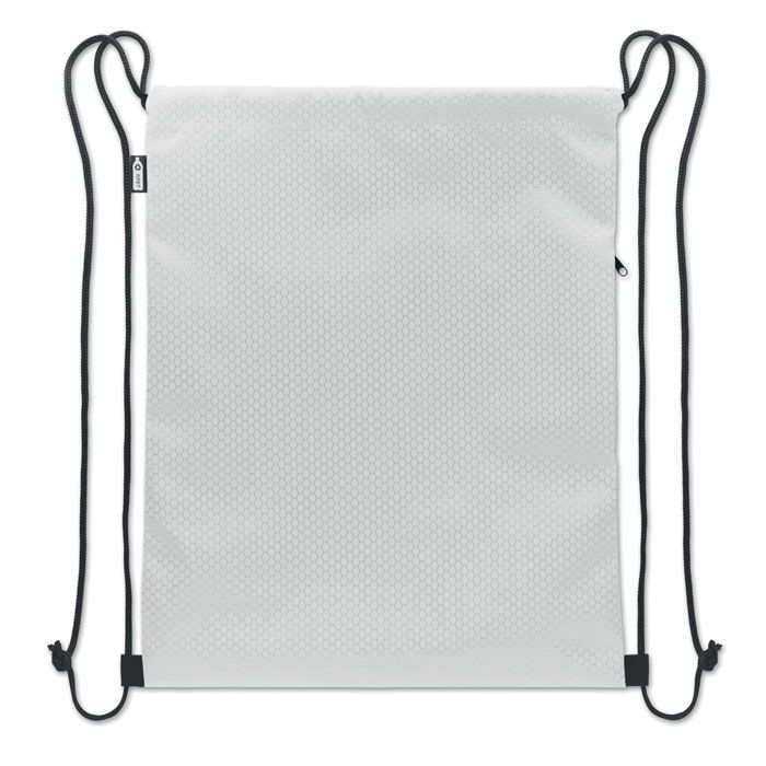 MO2920-06Daykit Beutel mit Kordelzug 420D RPET_ weiss