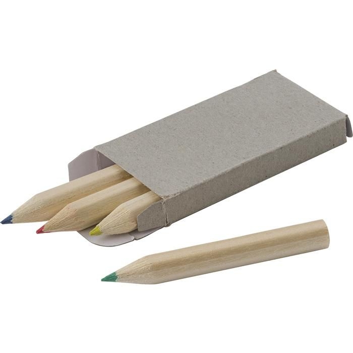 GI967754-11Mini-Buntstift Set aus Holz Kai_ brown