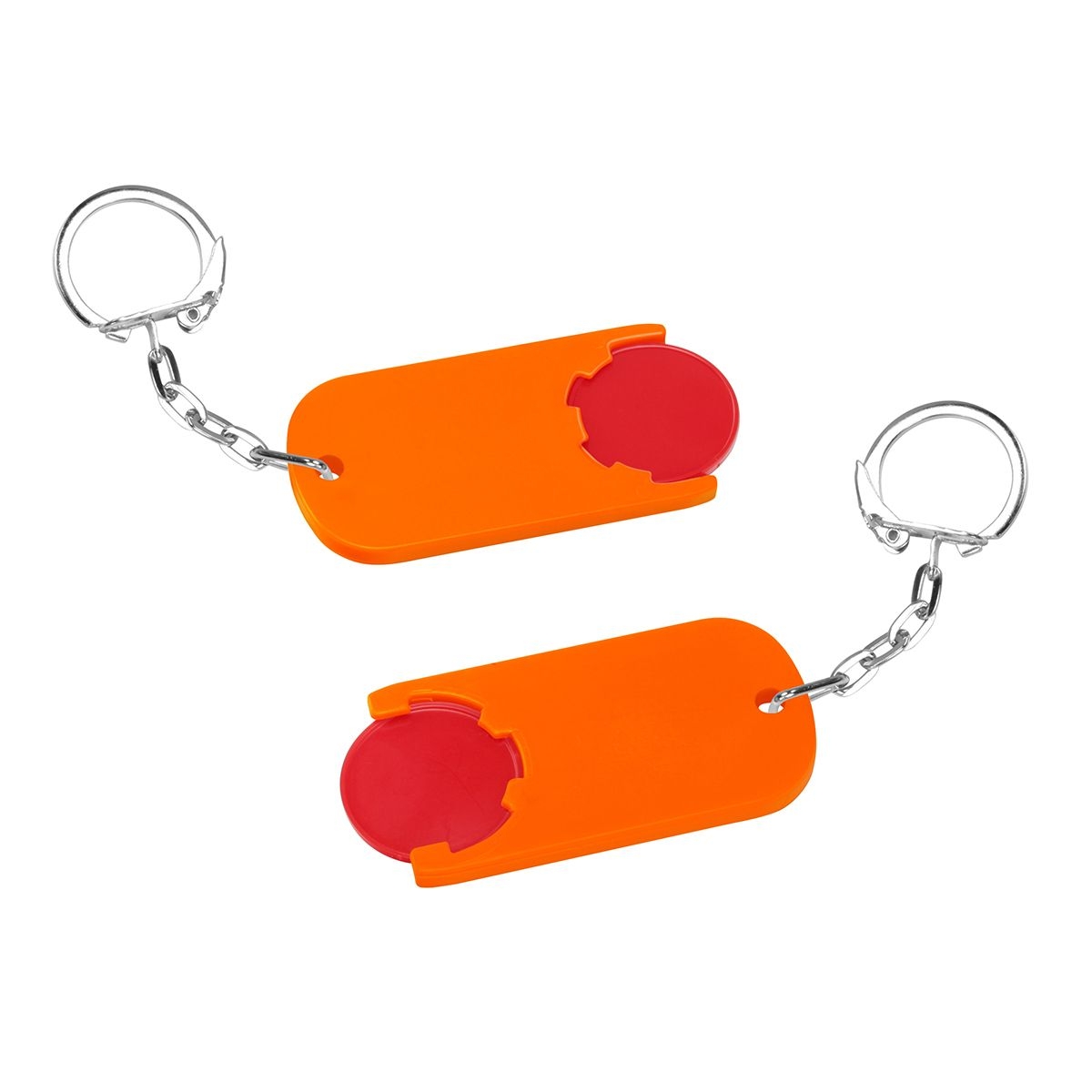 HE7439K-1-5Chiphalter mit 1€-Chip _Alpha_ rot_ orange