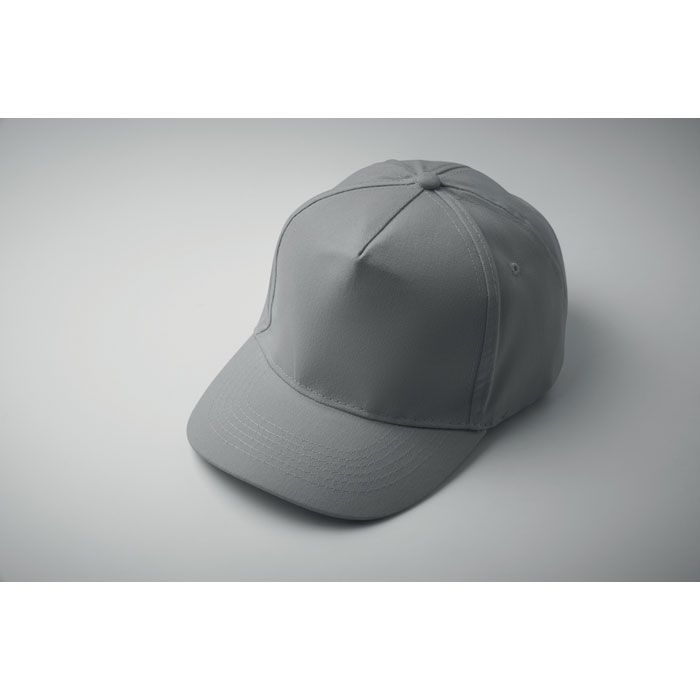 MO2345-07Sunny Baseball cap 5 panels 180gr_ grau