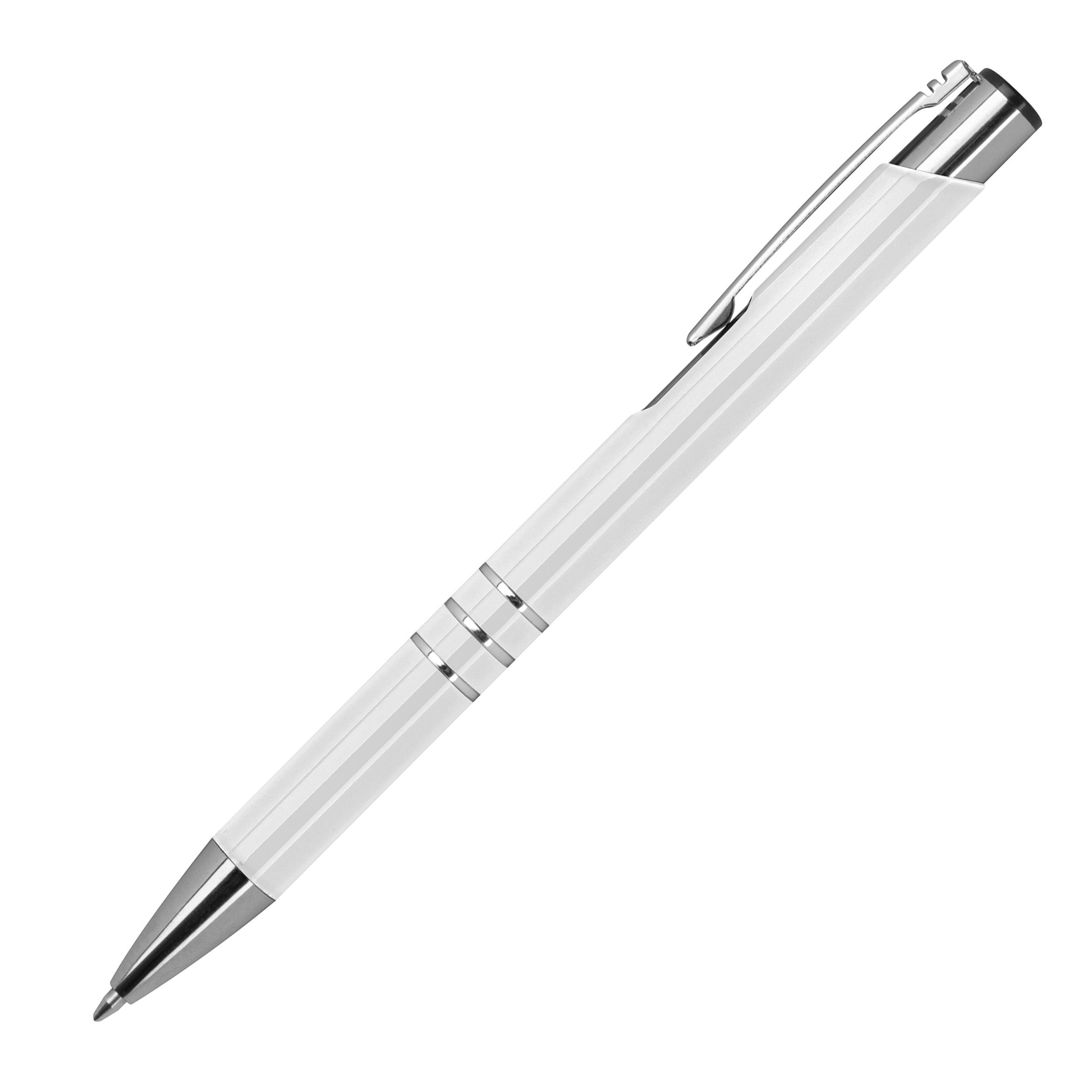 MA13639-06Metall Kugelschreiber lackiert KILIAN_ weiss