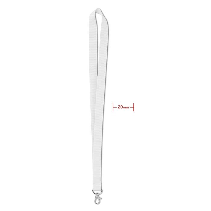 MO9058-06Simple Lany Lanyard_ weiss