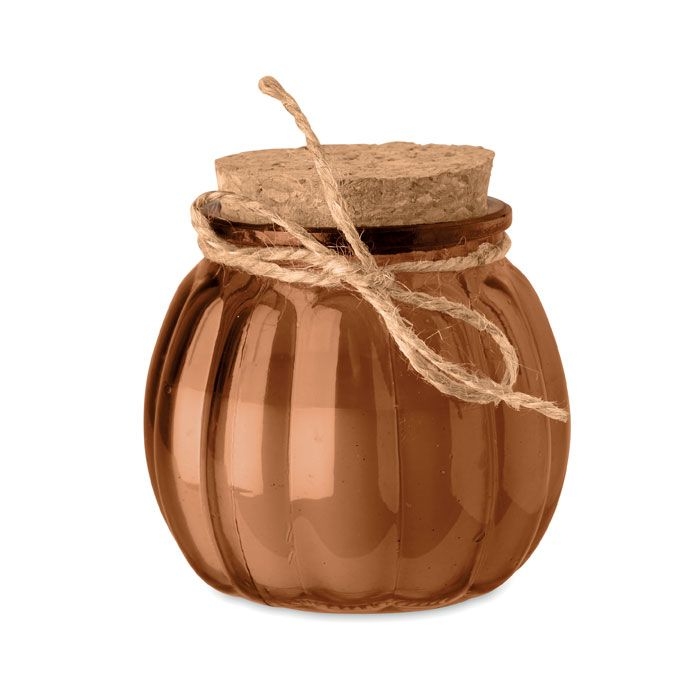 MO3193Pumkin Kerze aus Pflanzenwachs