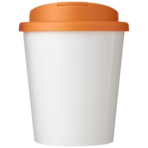 PF210698-9Brite-Americano® Espresso 250 ml Isolierbecher mit auslaufsicherem Schraubverschluss_ weiss_orange