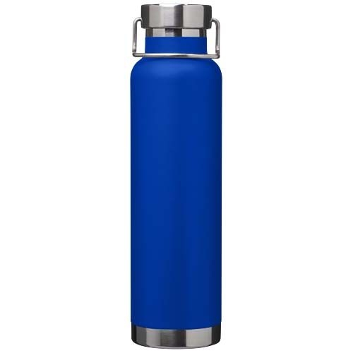 PF100865-3Thor 650 ml RCS-zertifizierte Kupfer-Vakuum Isolierflasche aus recyceltem Edelstahl _ royalblau