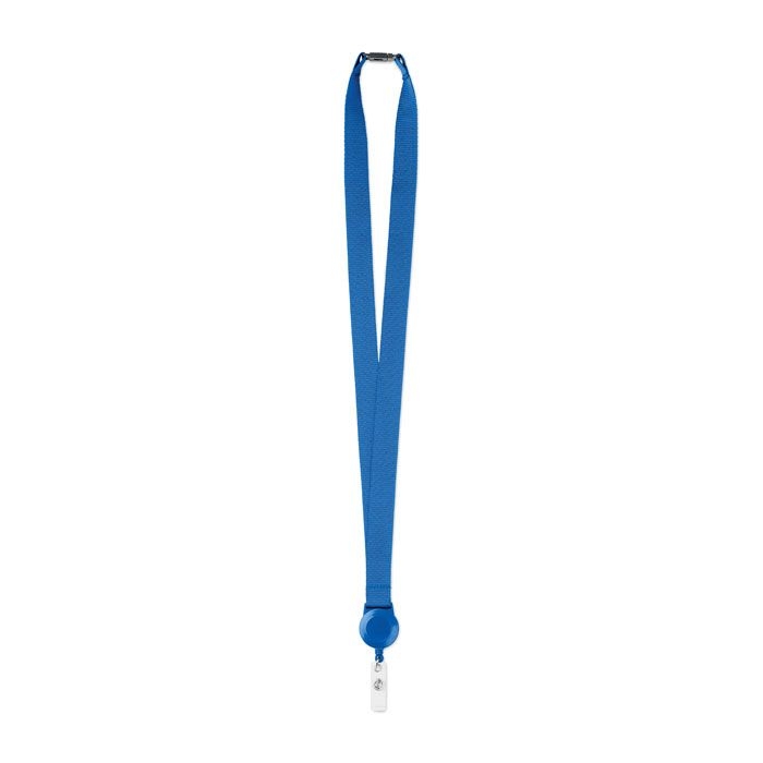 MO9852-37Zip Lanyard Lanyard mit Badge-Halter_ koenigsblau