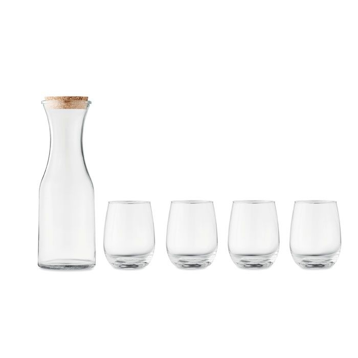 MO6656-22Piccadilly Set aus recyceltem Glas_ transparent