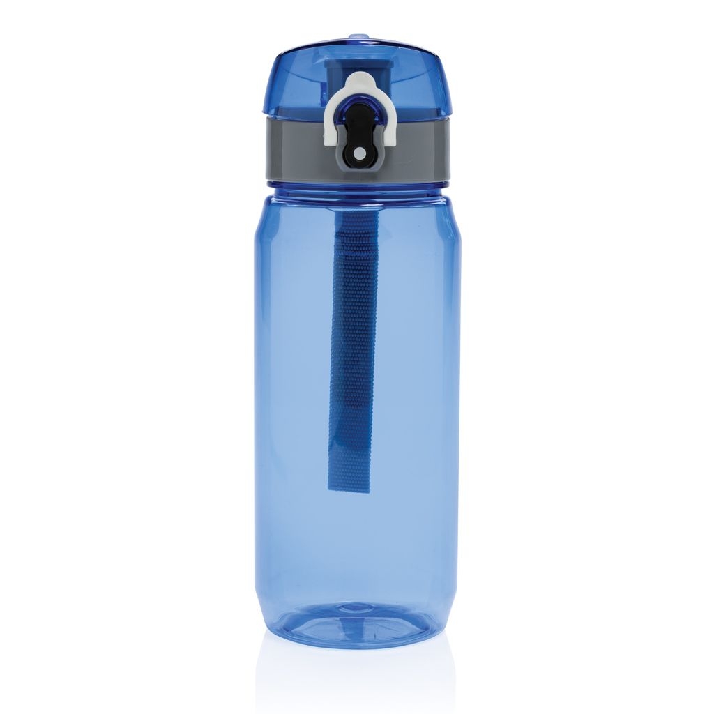 XDP437.00-5Yide RCS  rPET verschliessbare Wasserflasche 600ml_ blau