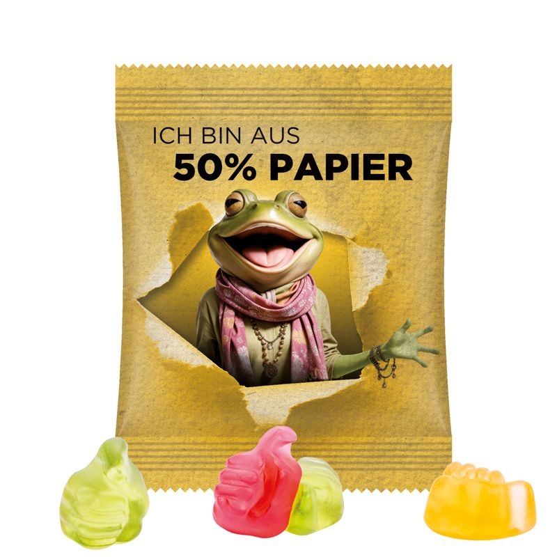 JG17061-6Minituete 10g_ Fruchtgummi Standardformen_ Daumen_ weisse Folie