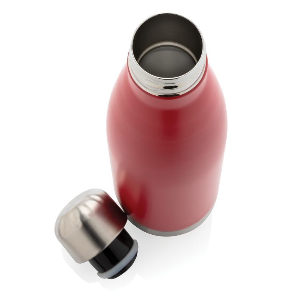 XDP436.49-4Vakuumisolierte Stainless Steel Flasche_ rot