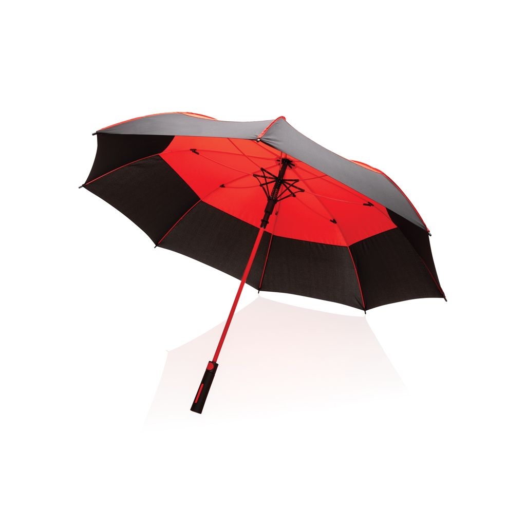 XDP850.68-427_ Impact AWARE™ RPET 190T Auto-Open Stormproof-Schirm_ rot