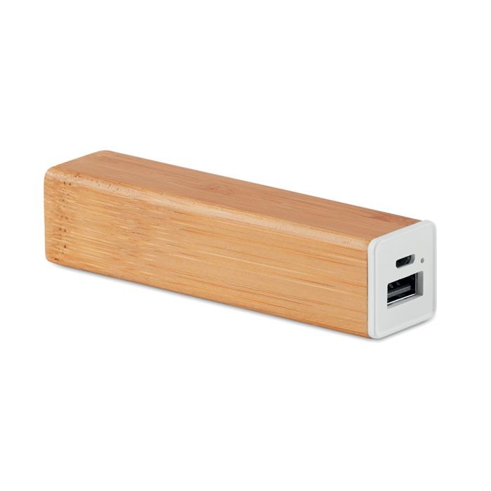 MO9673Powerbam Powerbank 2200 mAh Bambus