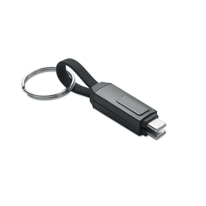MO2682-03Keysto 60W Schluesselring-Ladekabel_ schwarz
