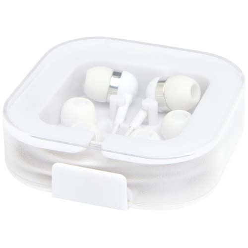 PF124438-1Baekdu kabelgebundenes Headset Typ-C mit Aufbewahrungsbox aus recyceltem Kunststoff_ weiss